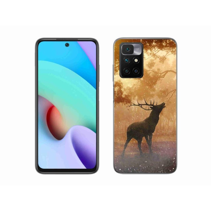Zselés borítás mmCase a Xiaomi Redmi 10/Redmi 10 (2022) - szarvasok az őzek között