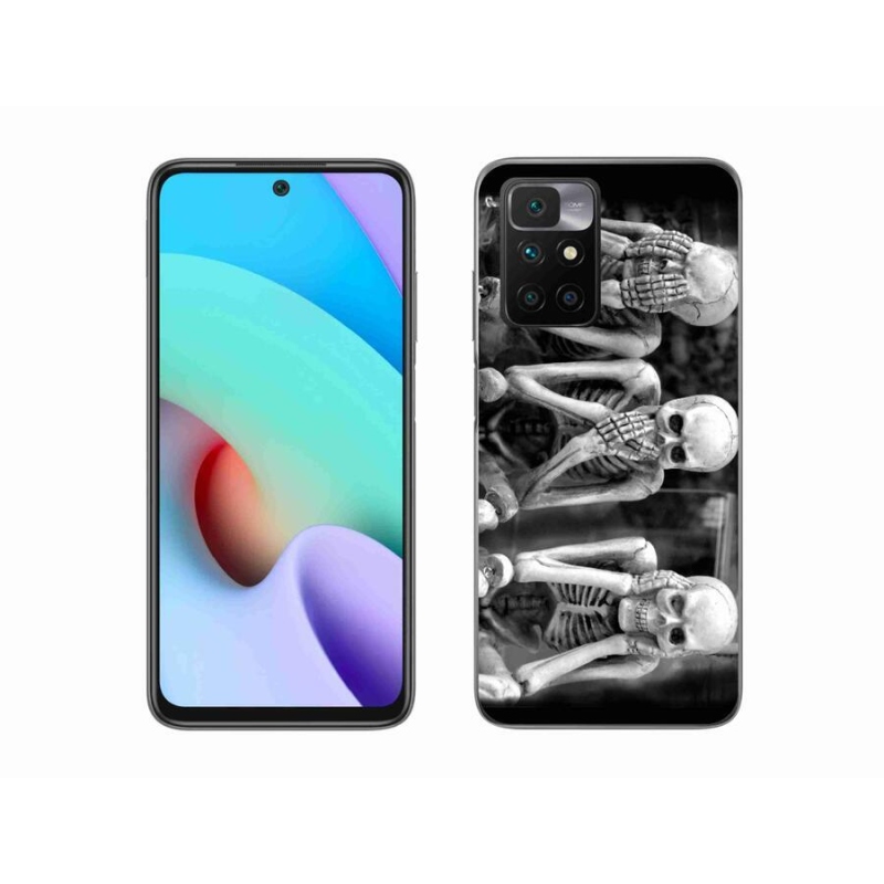 Gél borító mmCase a Xiaomi Redmi 10/Redmi 10 (2022) - csontvázakhoz