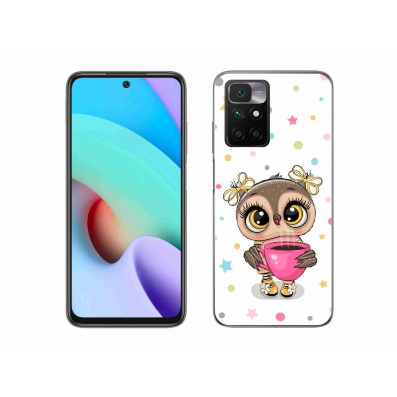 Gél borítás mmCase a Xiaomi Redmi 10/Redmi 10 (2022) - rajzfilm bagolyhoz