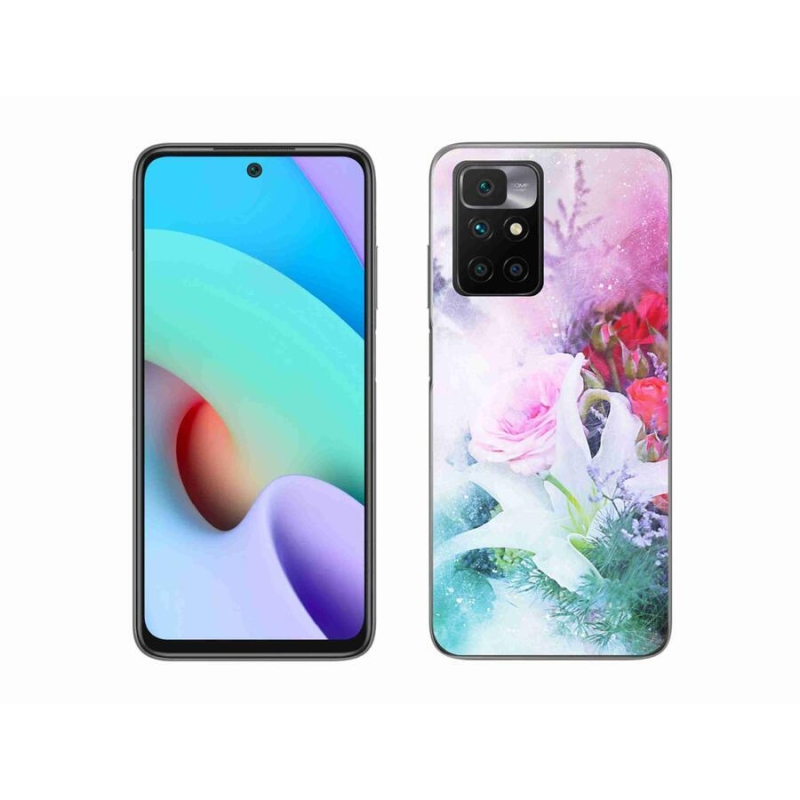 Gél borítás mmCase a Xiaomi Redmi 10/Redmi 10 (2022) - virágok 4