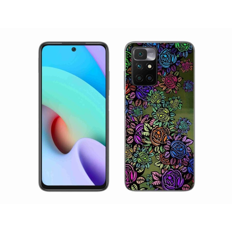 Gél borítás mmCase a Xiaomi Redmi 10/Redmi 10 (2022) - virágok 6