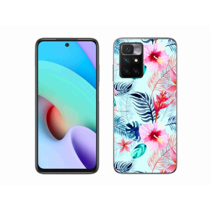 Gél borítás mmCase a Xiaomi Redmi 10/Redmi 10 (2022) - virágokhoz