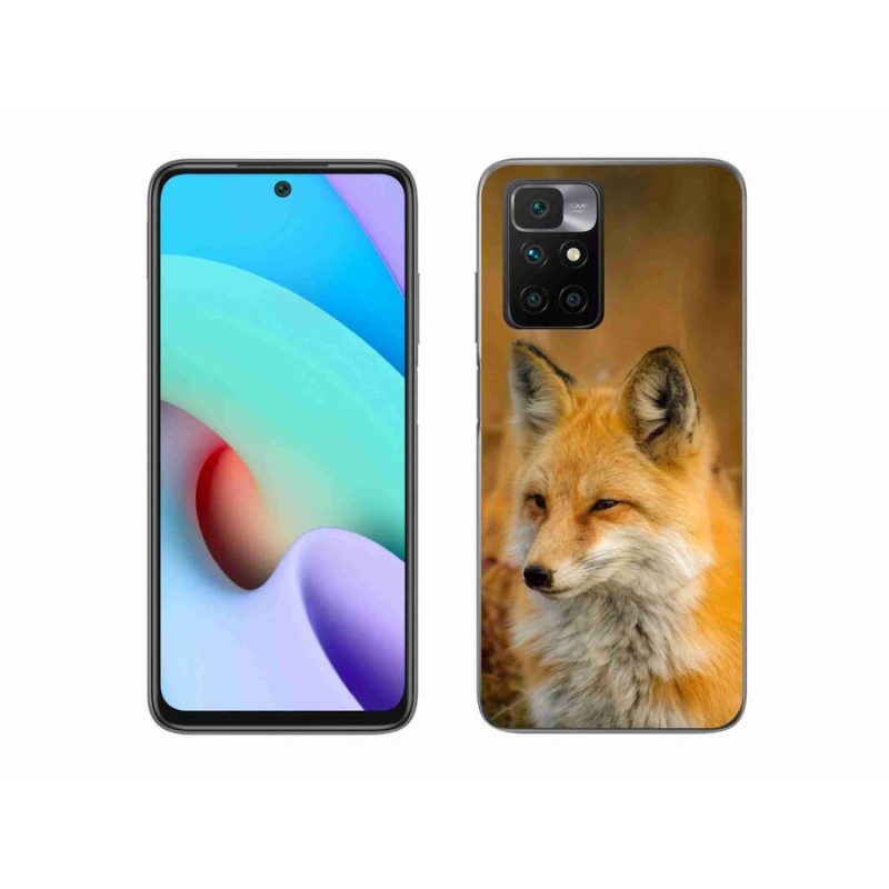 Zselés borítás mmCase a Xiaomi Redmi 10/Redmi 10 (2022) - rókákhoz