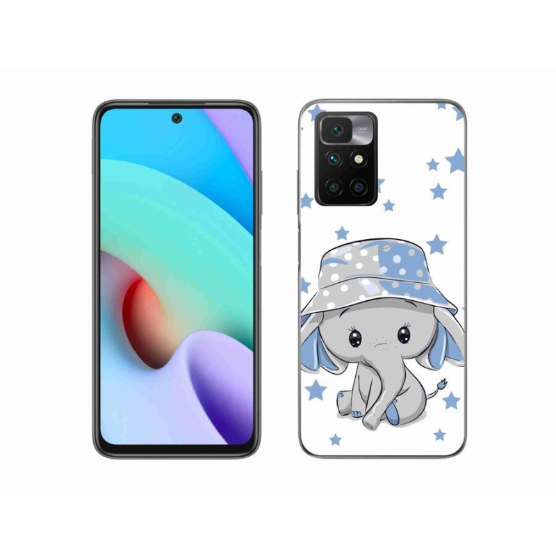 Gél védőhuzat mmCase a Xiaomi Redmi 10/Redmi 10 (2022) - kék elefánthoz