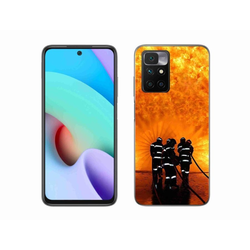 Gél borító mmCase a Xiaomi Redmi 10/Redmi 10 (2022) - tűz