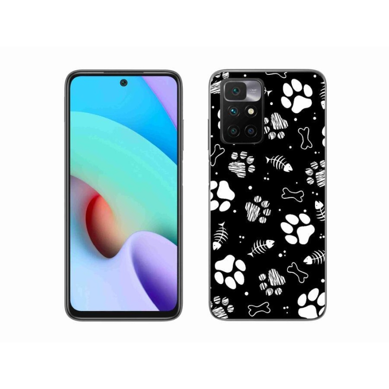 Gél borítás mmCase a Xiaomi Redmi 10/Redmi 10 (2022) - kutyamancsok számára