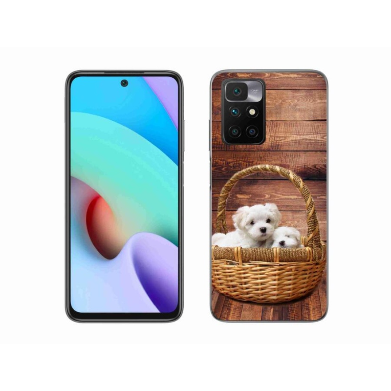 Gél borítás mmCase a Xiaomi Redmi 10/Redmi 10 (2022) - kölyökkutyákhoz