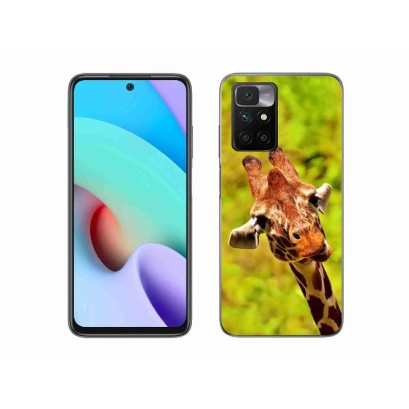 Zselés borítás mmCase a Xiaomi Redmi 10/Redmi 10 (2022) - zsiráfhoz
