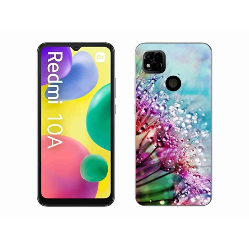 Gél borító mmCase a Xiaomi Redmi 10A számára - színes virágok