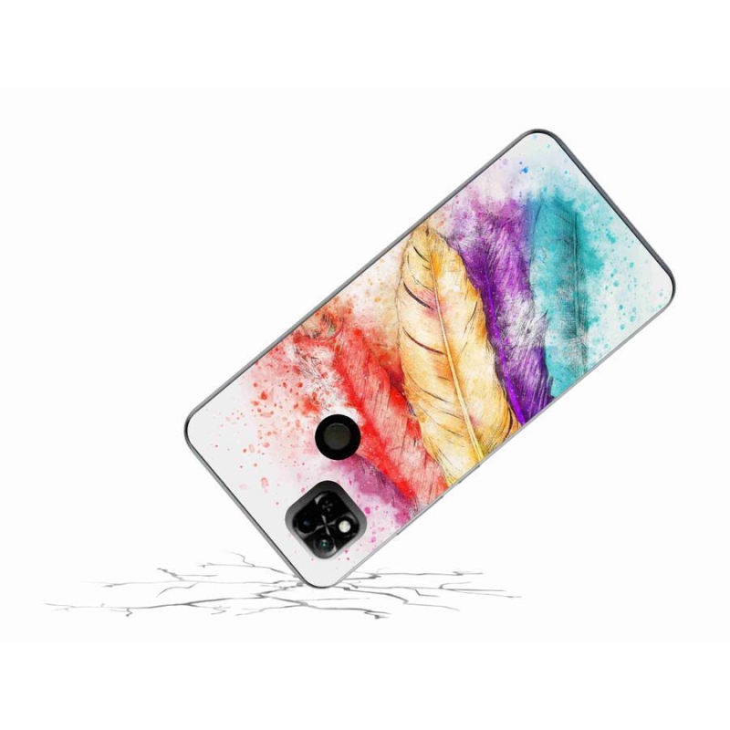 Gél borítás mmCase a Xiaomi Redmi 10A számára - színes tollak