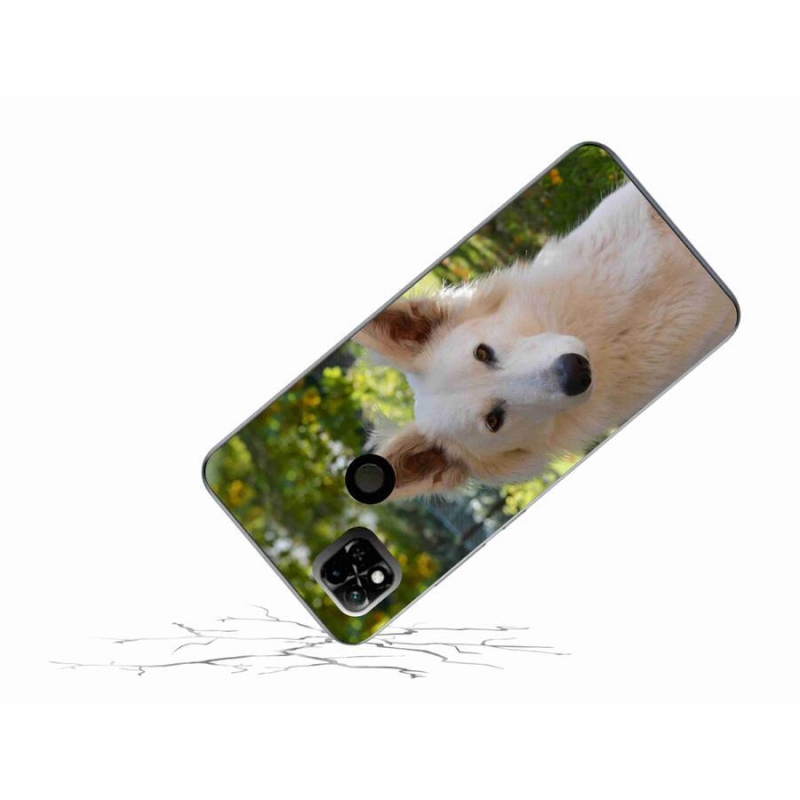 Gél borítás mmCase a Xiaomi Redmi 10A - fehér svájci juhász 1