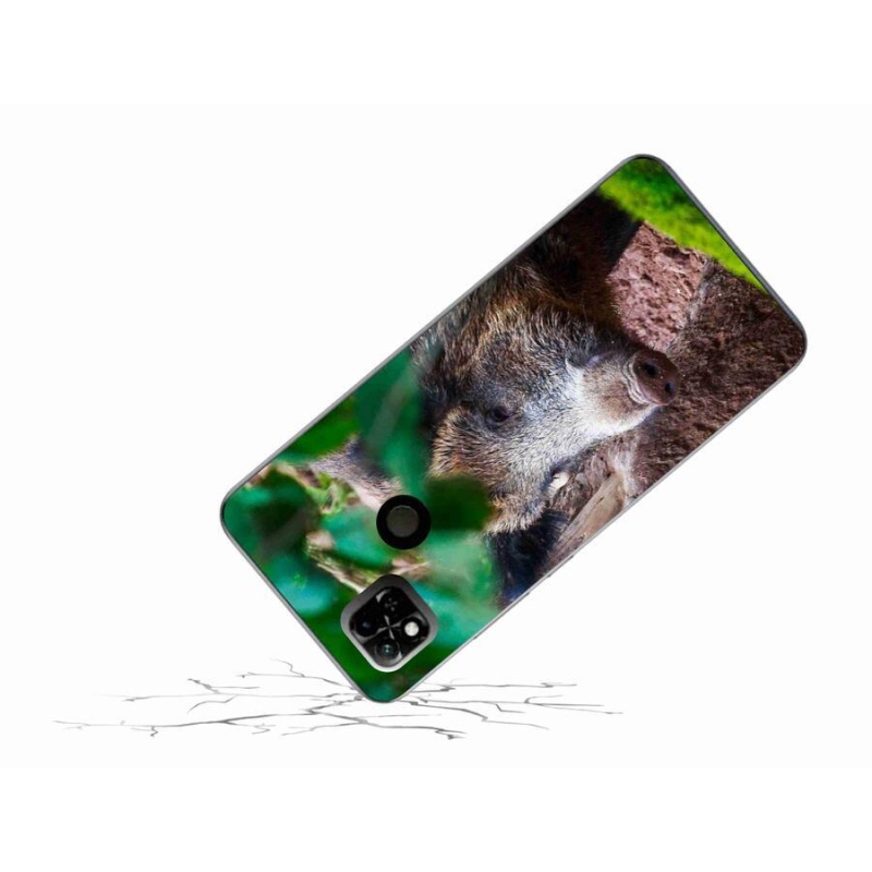 Gél borítás mmCase a Xiaomi Redmi 10A számára - vaddisznó