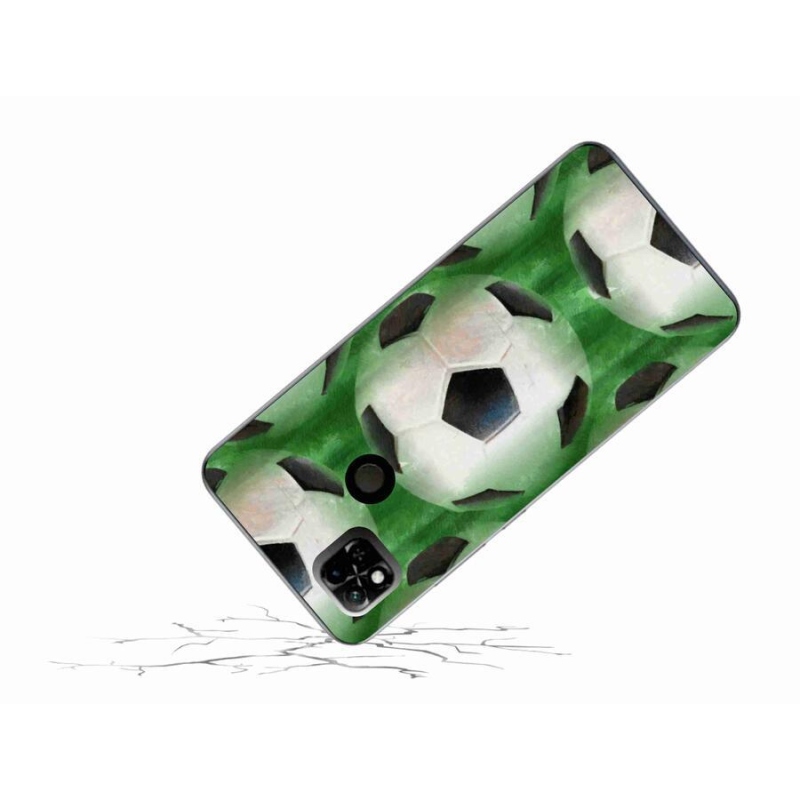 Gél borítás mmCase a Xiaomi Redmi 10A számára - focilabda