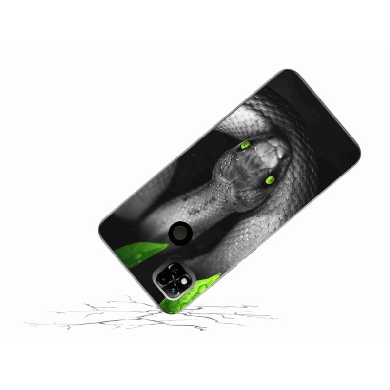 Gél borítás mmCase a Xiaomi Redmi 10A számára - kígyó