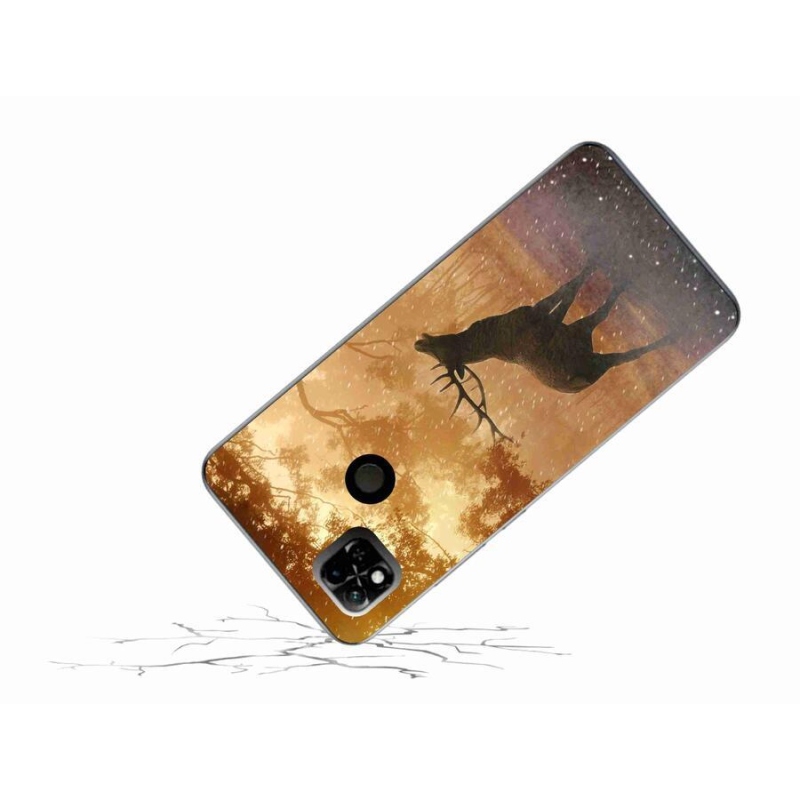 Gél borítás mmCase a Xiaomi Redmi 10A számára - szarvas a vadászaton