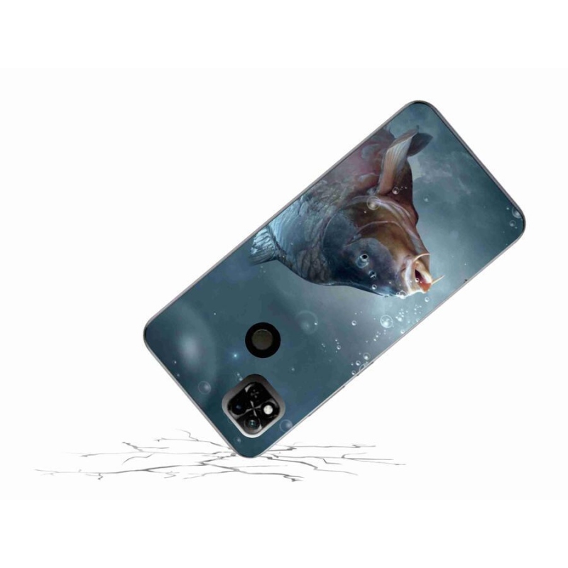 Gél borítás mmCase a Xiaomi Redmi 10A számára - ponty és buborékok