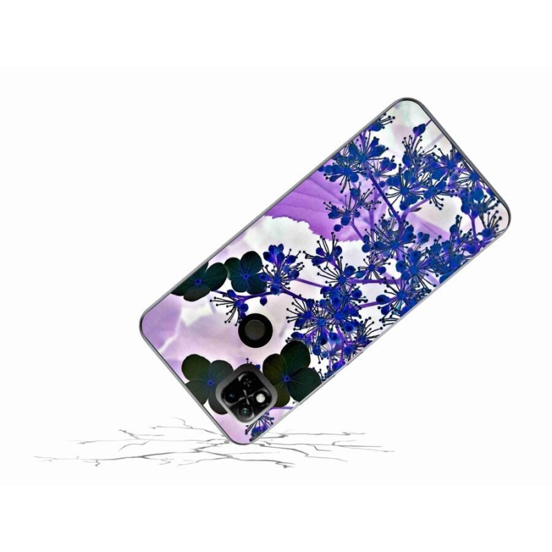 Gél borítás mmCase a Xiaomi Redmi 10A számára - hortenzia virág