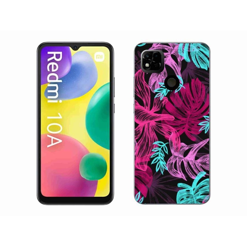 Gél borító mmCase a Xiaomi Redmi 10A számára - virágok 1