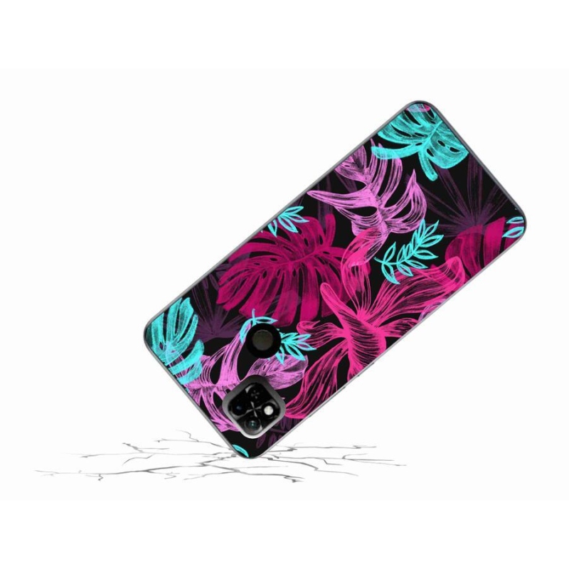 Gél borító mmCase a Xiaomi Redmi 10A számára - virágok 1