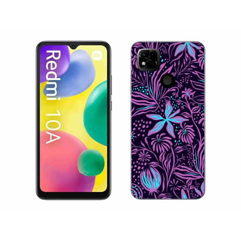 Gél borító mmCase a Xiaomi Redmi 10A számára - virágok 2