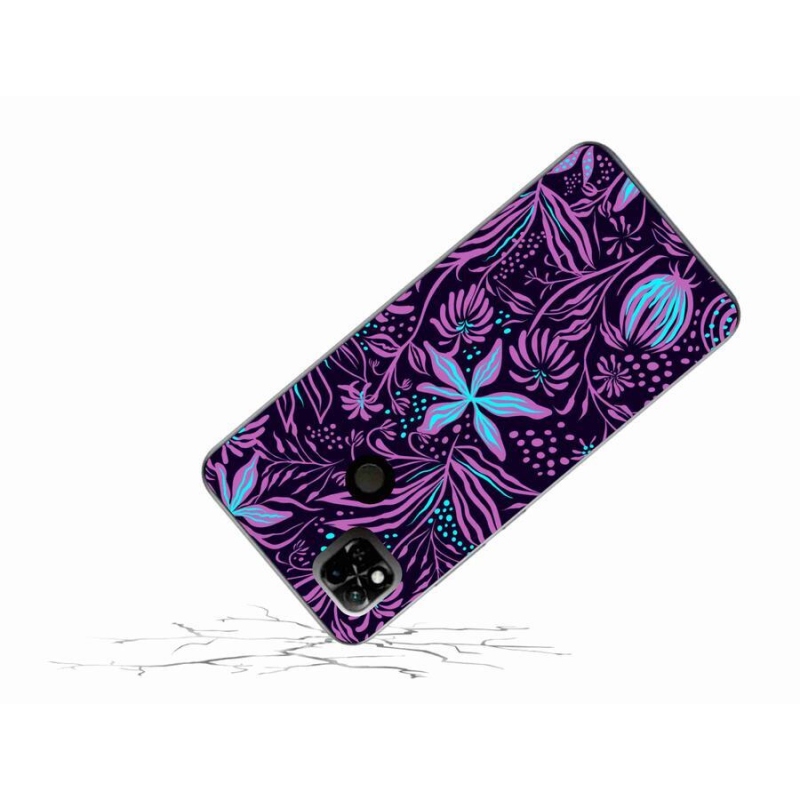 Gél borító mmCase a Xiaomi Redmi 10A számára - virágok 2