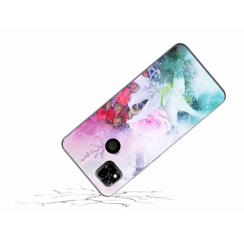 Gél borító mmCase a Xiaomi Redmi 10A számára - virágok 4