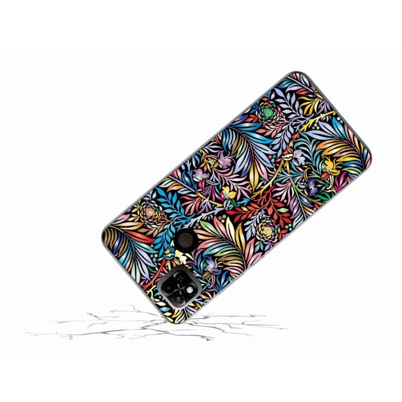Gél borító mmCase a Xiaomi Redmi 10A számára - virágok 5