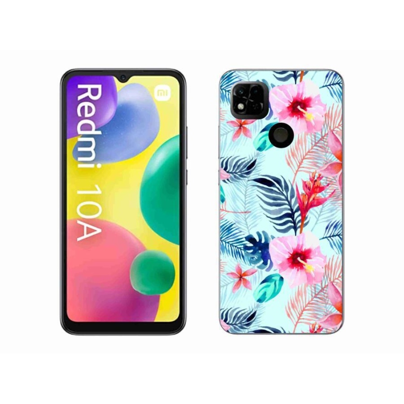 Gél borítás mmCase a Xiaomi Redmi 10A számára - virágok