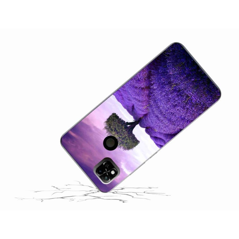 Gél borítás mmCase a Xiaomi Redmi 10A számára - levendula rét