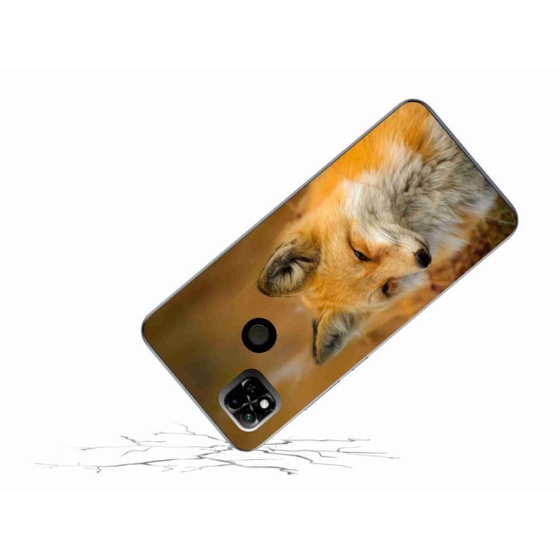 Gél borítás mmCase a Xiaomi Redmi 10A számára - róka