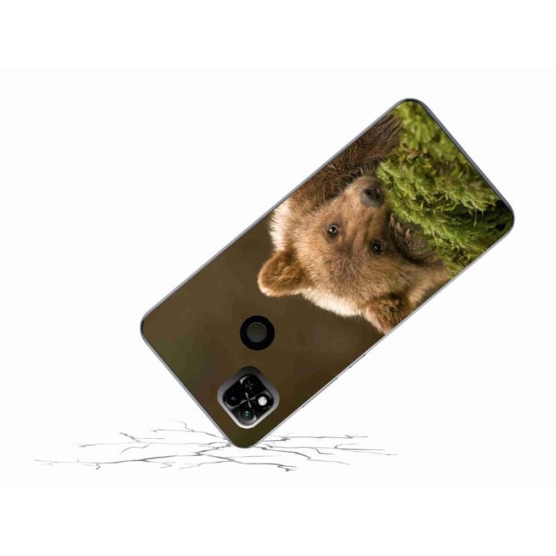 Gél borítás mmCase a Xiaomi Redmi 10A számára - medve