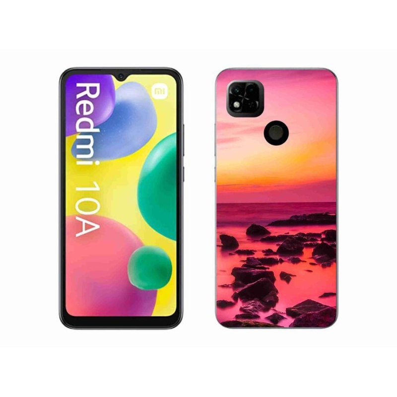 Gél borítás mmCase a Xiaomi Redmi 10A számára - tenger és ragyogás