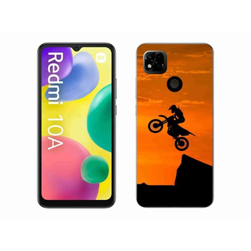 Gél borító mmCase a Xiaomi Redmi 10A számára - motocross