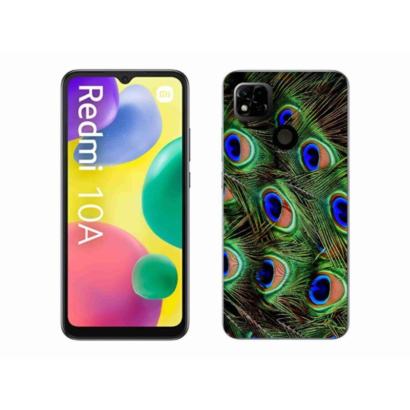 Gél borítás mmCase a Xiaomi Redmi 10A-hoz - pávatoll