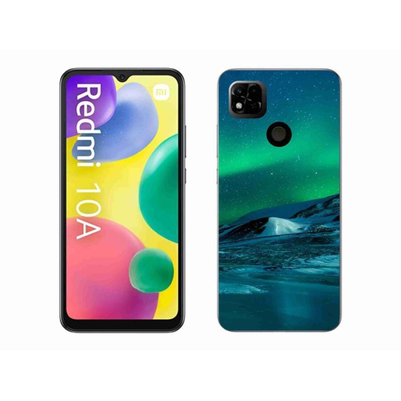 Gél borítás mmCase a Xiaomi Redmi 10A számára - sarki fény