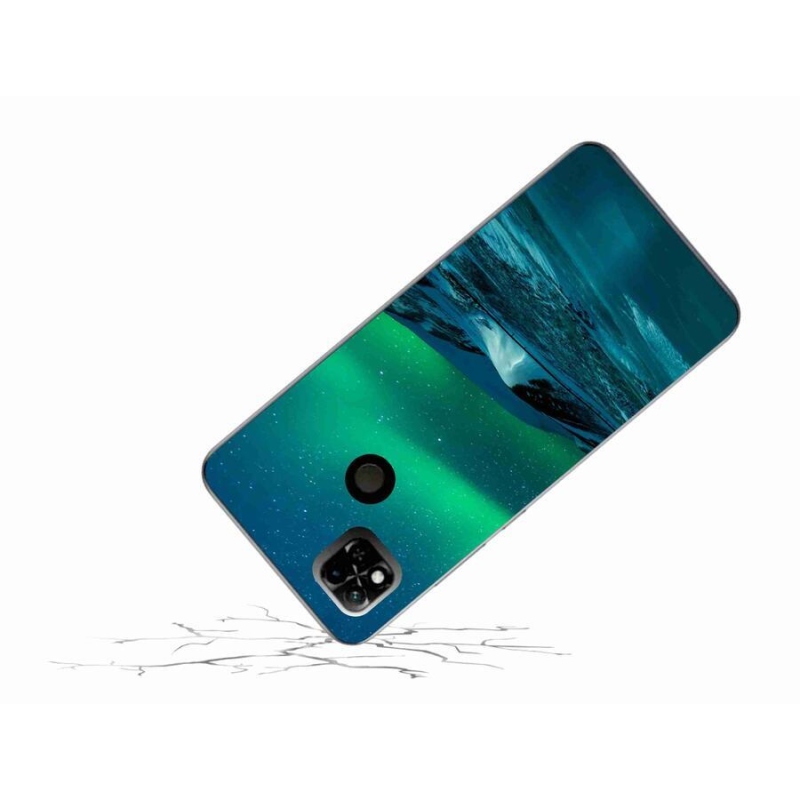 Gél borítás mmCase a Xiaomi Redmi 10A számára - sarki fény