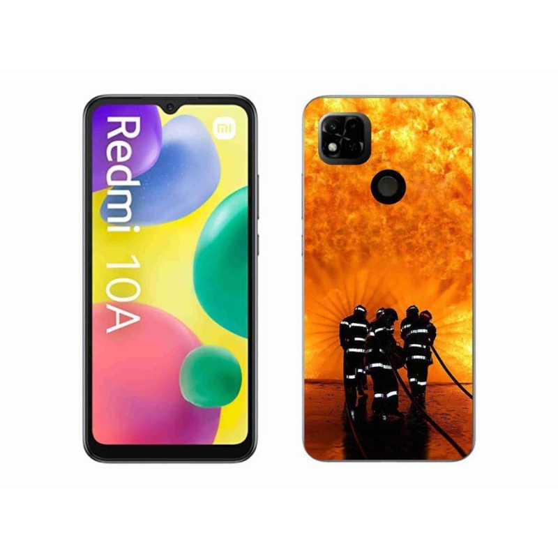 Gél borítás mmCase a Xiaomi Redmi 10A számára - tűz