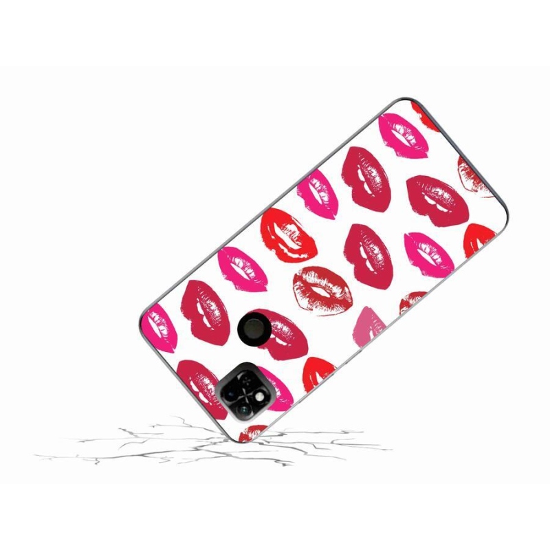 Gél borítás mmCase a Xiaomi Redmi 10A számára - ajkak