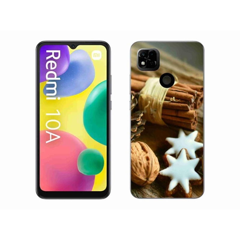 Gél borítás mmCase a Xiaomi Redmi 10A számára - fahéj és mézeskalács