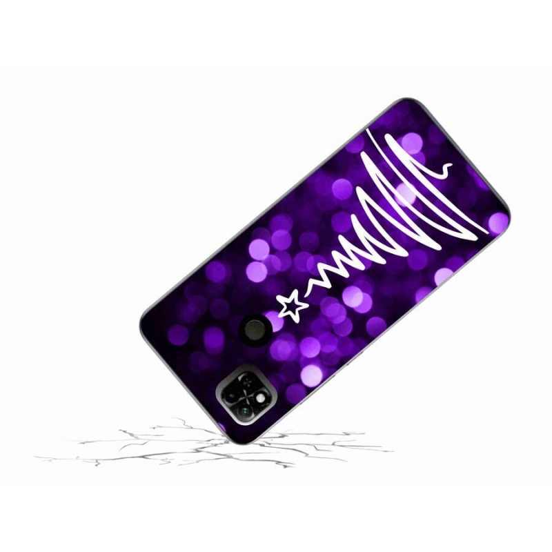 Gél borítás mmCase a Xiaomi Redmi 10A számára - fa