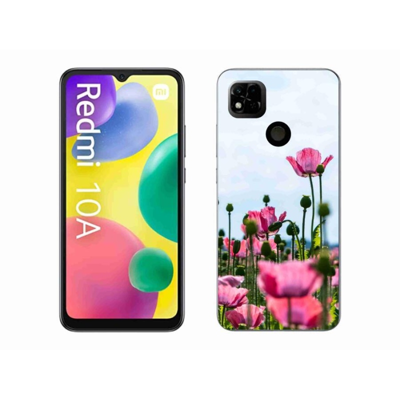 Gél borítás mmCase a Xiaomi Redmi 10A számára - mákos színű