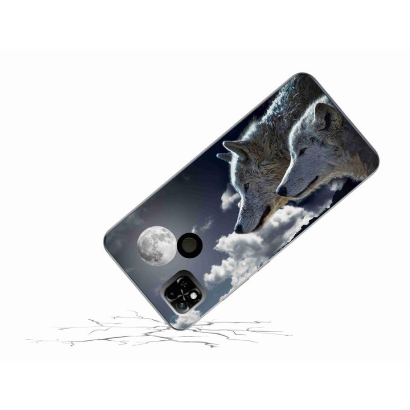 Gél borítás mmCase a Xiaomi Redmi 10A számára - farkasok