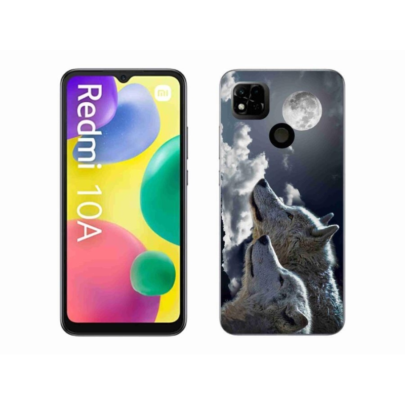 Gél borítás mmCase a Xiaomi Redmi 10A számára - farkasok