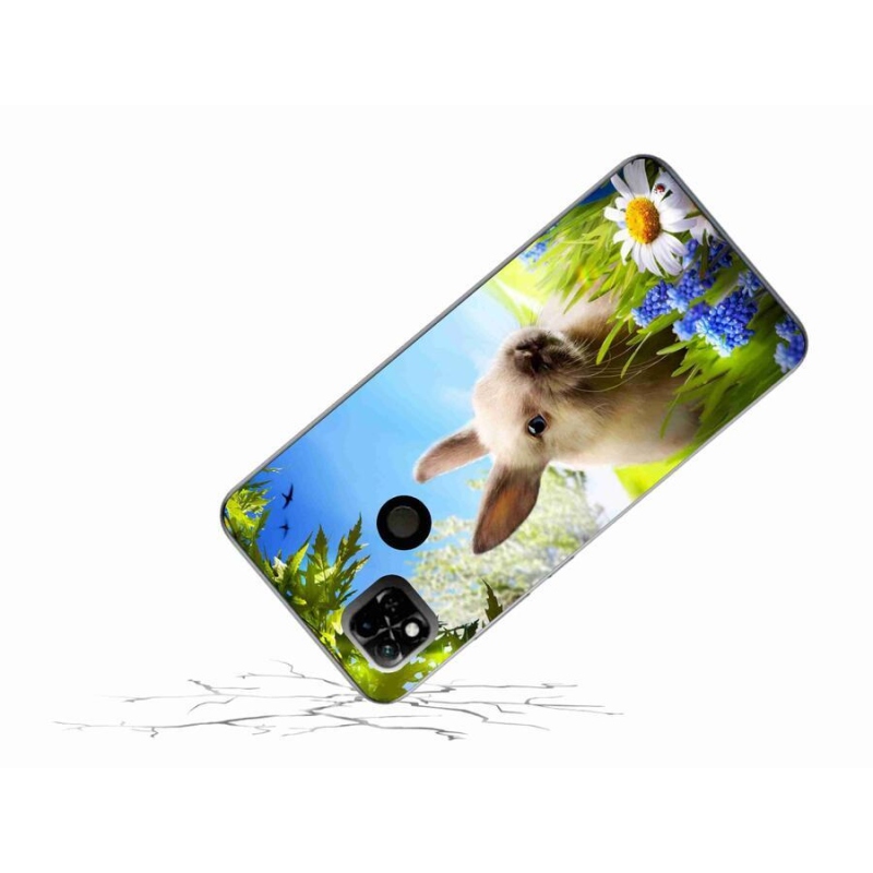 Gél borítás mmCase a Xiaomi Redmi 10A számára - nyuszi