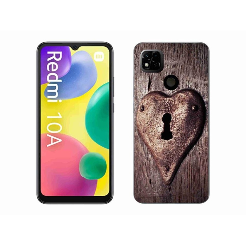 Gél borító mmCase a Xiaomi Redmi 10A számára - szív alakú zár