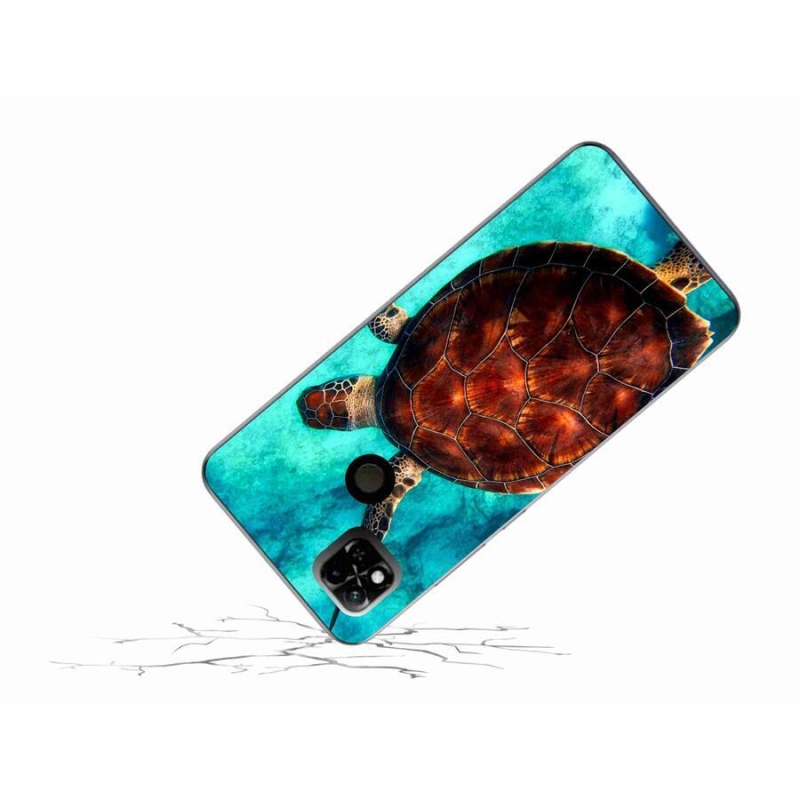 Gél borítás mmCase a Xiaomi Redmi 10A számára - teknősbéka