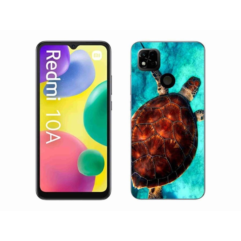 Gél borítás mmCase a Xiaomi Redmi 10A számára - teknősbéka