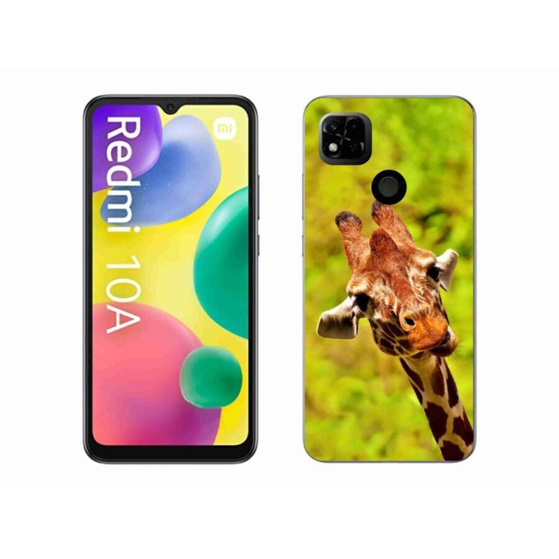 Gél borítás mmCase a Xiaomi Redmi 10A számára - zsiráf