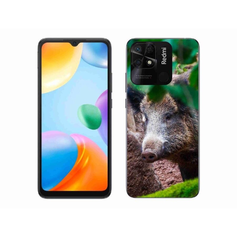 Gél borítás mmCase a Xiaomi Redmi 10C-hez - vaddisznó