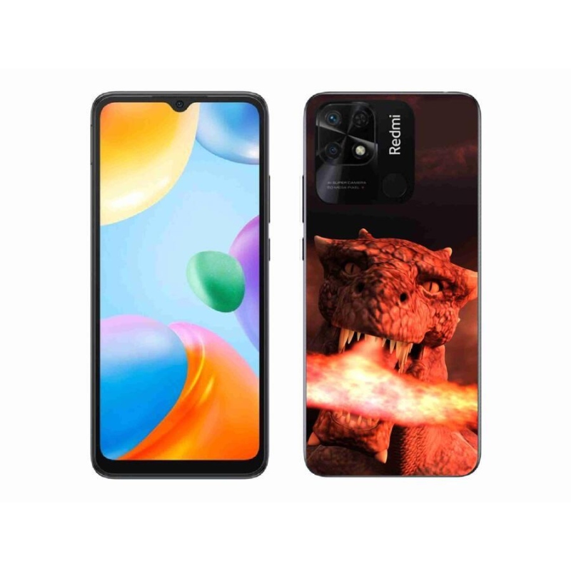 Gél borító mmCase a Xiaomi Redmi 10C-hez - sárkány